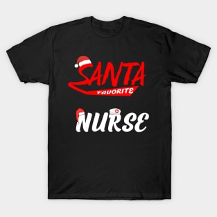 Santa favorite nurse T-Shirt